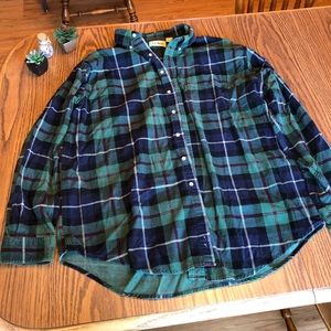 LL Bean Men’s button-down Flannel, 100% Cotton, XL